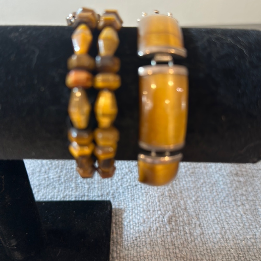 Decorative brown bracelets